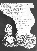 Кратенько - итоги учебы. 
Было нас - 31. Осталось к выпуску - 26. 
Прожито - 1603 дня в училище, всего (с отпусками) - 1798 дней.
Защитили - 26 дипломов, сдали - 53 экзамена, 103 зачета. Написали каждый - 4 курсовых, 91 реферат все вместе.
Всего было приборок - 3007.
СЪЕДЕНО: на 45812 рублей 04 коп.
Сахара - 2 т 400 кг 070 г. 
Хлеба - 35 т 426 кг 300 г. или 1 вагон. 
Сельдь - 4 т 167 кг 800 г. или 4 км 813 м 80 см 9 мм. 
Масла - 2 т 083 кг 900 г.
Макарон - 104 км 195 м.
Компот - 30 ведер 24 кружки.
Пива - 4512 л. или 9014 кружек.
Получено денег: 36804 руб. 50 коп. или 4 новых "Волги", 1 бутылка "Экстры", 1 сырок, 1 пачка "Беломора", 2 коробки спичек.
Неувольнений - 20 лет.
Увольнений - 2 года.
Наказано - 26. На гаупвахте отсидели - 75 суток.
Альбом оформляли: Бирюков К.А., Никонов С.В., Тужилин А.Н., Шиманский В.Р., Ширинский Б.И., при деятельном участии всего 354 класса.


