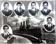 Выпускники. Калиничев А.А., Базимиров Ю.Н., Мухин С.Б., Гладков Ф.Б., Казаковский В.В., Попов Ю.Н.