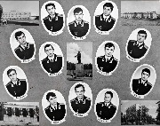 16.	Молодые лейтенанты: 1-й ряд: Раскин А.Г., Якунин С.Н., Анциферов В.Е.
2-й ряд: Коросташ В.И., Квасников В.Я., Терещенко В.М., Новоселов П.Н.
3-й ряд: Антропов В.А., Дрюков ВВ., Скотников А.А., Шишмарев М.М., Фридман Б.С.