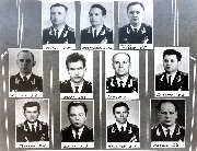 Преподаватели. 1-й ряд: Глебов Е.П., Лаврентьев А.В., Иванов Е.Н.
2-й ряд: Абрамов В.С., Лузин М.П., Саморуков, Соловьев В.В.
3-й ряд: Пышкин В.А., Мехов В.В., Костяков В.В., Зинман А.И.