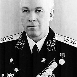 Вице-адмирал Егоров Николай Касьянович.