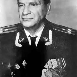 Капитан 1 ранга Ганенко Георгий Дмитриевич. 1980-е гг.