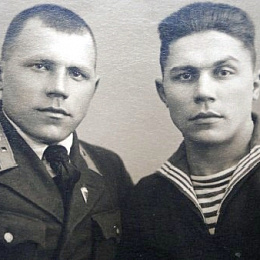 Братья - Батышев Павел Сергеевич и Батышев Сергей Сергеевич, май 1941 г.